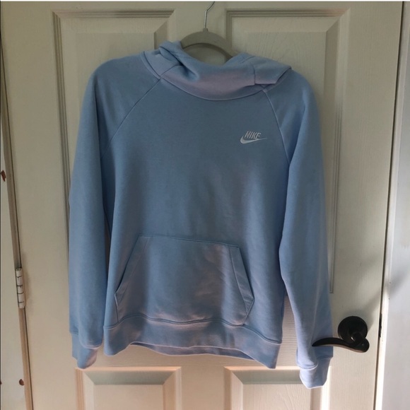Nike Sweaters - Baby Blue Nike Hoodie